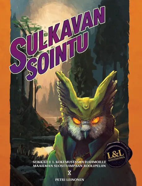 Sulkavan soinnun kansikuva, jossa seikkailijat kohtaavat jokirosvoja tukkilaismaisemassa.